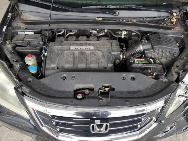 5FNRL387X8B028600 - 2008 HONDA ODYSSEY EXL BLACK photo 12