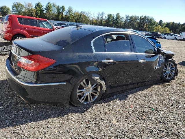 KMHGC4DD0CU168708 - 2012 HYUNDAI GENESIS 3.8L Siyah fotoğraf 3