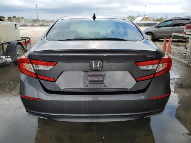 1HGCV1F12KA059408 - 2019 HONDA ACCORD LX GRAY photo 6