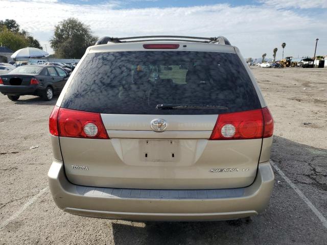 5TDZA23CX6S573922 - 2006 TOYOTA SIENNA CE GOLD photo 6