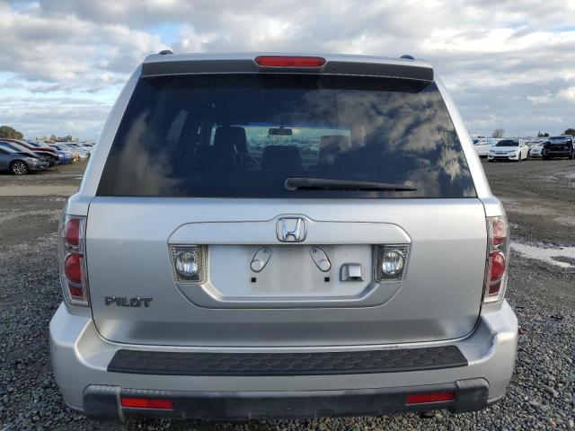 5FNYF28736B024494 - 2006 HONDA PILOT EX SILVER photo 6