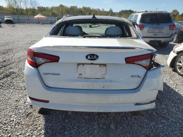 5XXGR4A68DG102259 - 2013 KIA OPTIMA SX WHITE photo 6