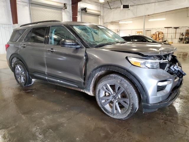 1FMSK8DH3PGA53967 - 2023 FORD EXPLORER XLT Gris foto 4