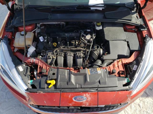 1FADP3F26JL252980 - 2018 FORD FOCUS SE RED photo 11