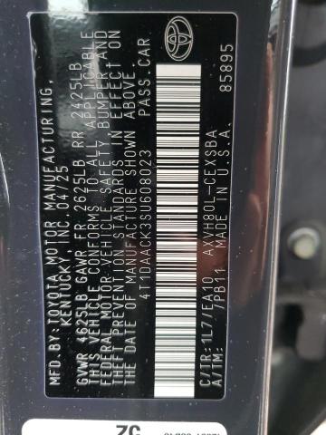 4T1DAACK3SU608023 - 2025 TOYOTA CAMRY XSE 石墨色 照片 12