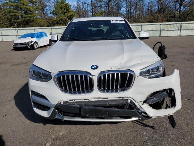 5UXTY5C08LLT34387 - 2020 BMW X3 XDRIVE30I WHITE photo 5