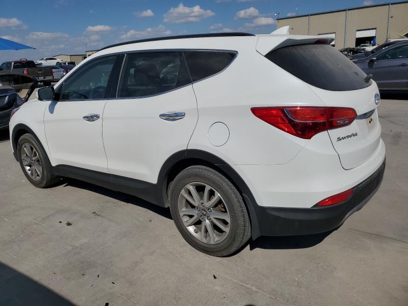 5XYZUDLA9EG196514 - 2014 HYUNDAI SANTA FE S WHITE photo 2