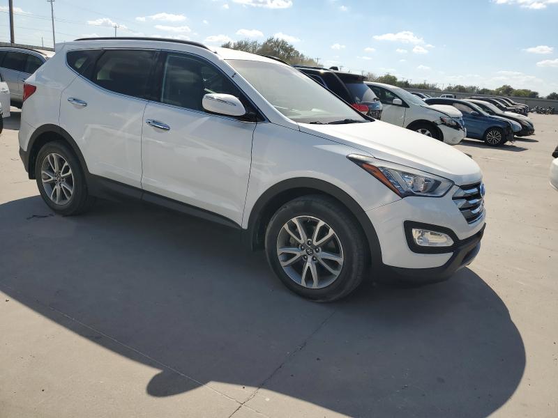 5XYZUDLA9EG196514 - 2014 HYUNDAI SANTA FE S WHITE photo 4