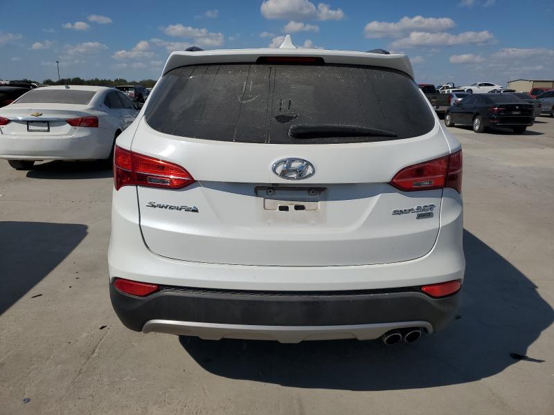 5XYZUDLA9EG196514 - 2014 HYUNDAI SANTA FE S WHITE photo 6