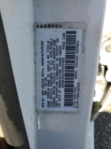 1NXBR32E23Z050366 - 2003 TOYOTA COROLLA CE Ağ foto 12