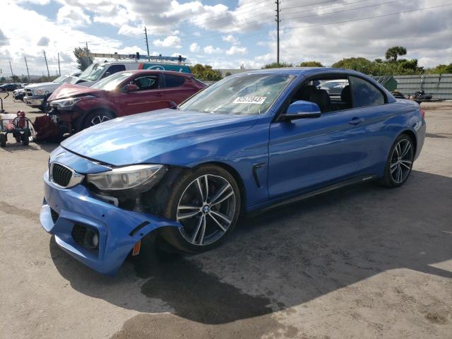 WBA3T3C51G5A41571 - 2016 BMW 435 I BLUE photo 1