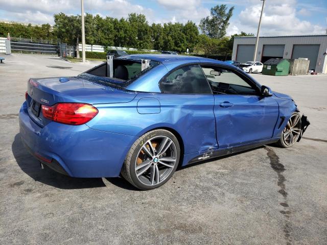 WBA3T3C51G5A41571 - 2016 BMW 435 I BLUE photo 3