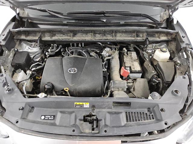 5TDHZRAH5MS537192 - 2021 TOYOTA HIGHLANDER XLE SILVER photo 12