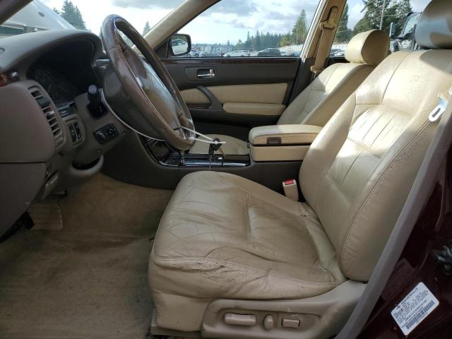 JNKBY31D3VM002182 - 1997 INFINITI Q45 BASE ბურგუნდია ფოტო 7