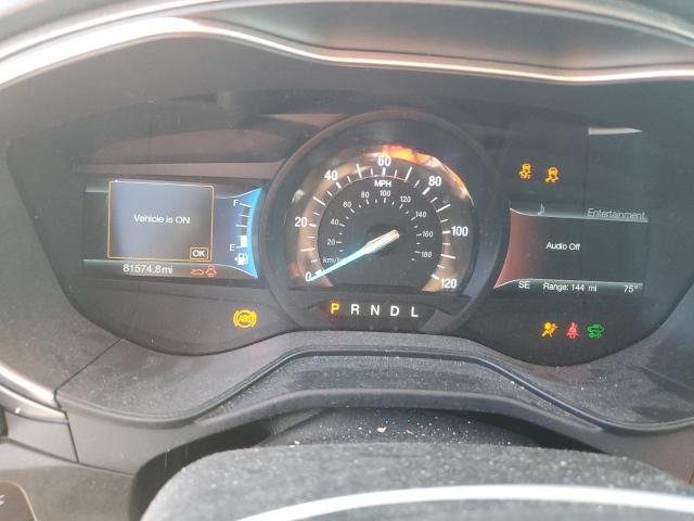 3FA6P0LU0KR196857 - 2019 FORD FUSION SE BLACK photo 9