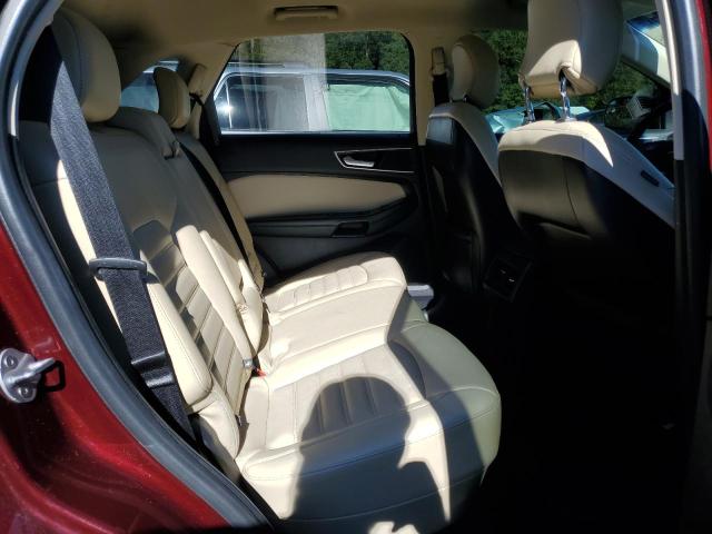 2FMPK3J86JBC49977 - 2018 FORD EDGE SEL 勃艮第红 照片 11
