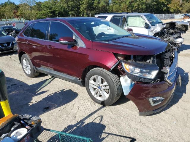 2FMPK3J86JBC49977 - 2018 FORD EDGE SEL 勃艮第红 照片 4