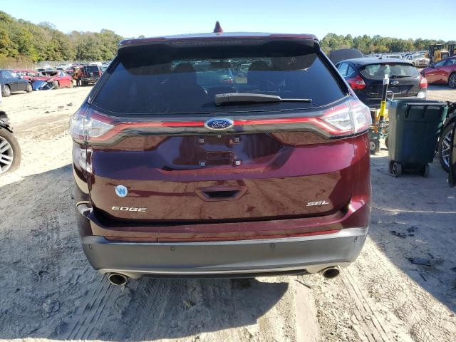 2FMPK3J86JBC49977 - 2018 FORD EDGE SEL 勃艮第红 照片 6