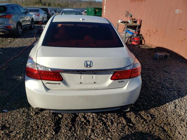 1HGCR3F8XDA022784 - 2013 HONDA ACCORD EXL WHITE photo 6