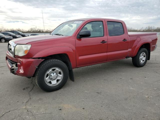 5TEKU72NX8Z500628 - 2008 TOYOTA TACOMA DOUBLE CAB PRERUNNER LONG BED RED photo 1