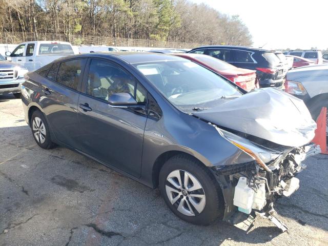 JTDKARFU3H3041673 - 2017 TOYOTA PRIUS GRAY photo 4