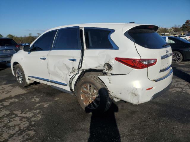 5N1AL0MM7EC515166 - 2014 INFINITI QX60 WHITE photo 2