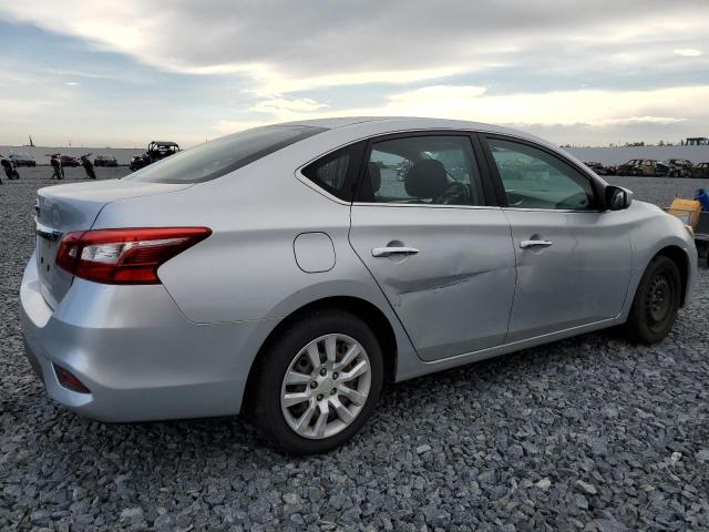 3N1AB7AP8JY331406 - 2018 NISSAN SENTRA S SILVER photo 3