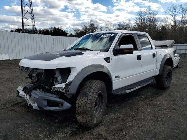 1FTFW1R69DFA03052 - 2013 FORD F150 SVT RAPTOR WHITE photo 1