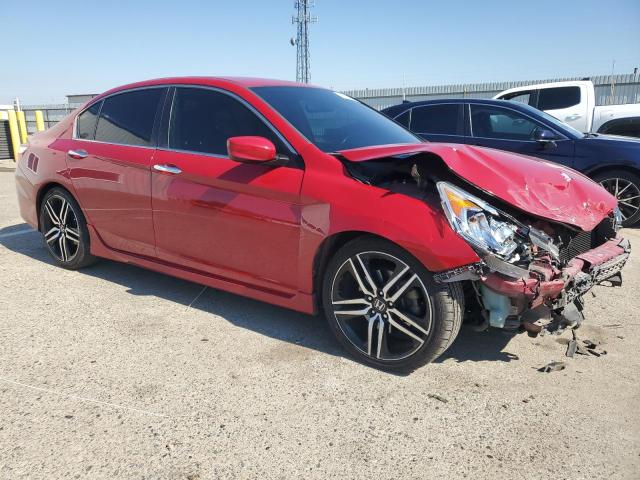 1HGCR2F59GA246634 - 2016 HONDA ACCORD SPORT Kırmızı fotoğraf 4