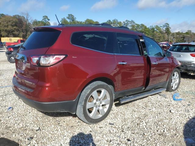 1GNKRGKD0GJ321863 - 2016 CHEVROLET TRAVERSE LT MAROON photo 3