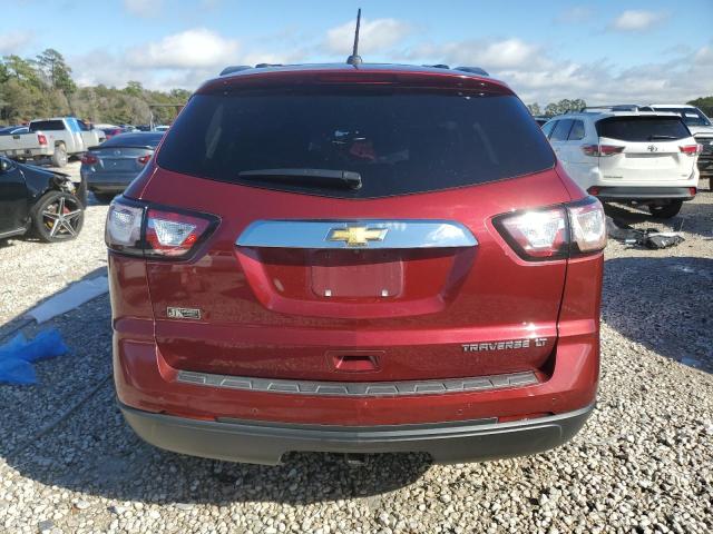 1GNKRGKD0GJ321863 - 2016 CHEVROLET TRAVERSE LT MAROON photo 6