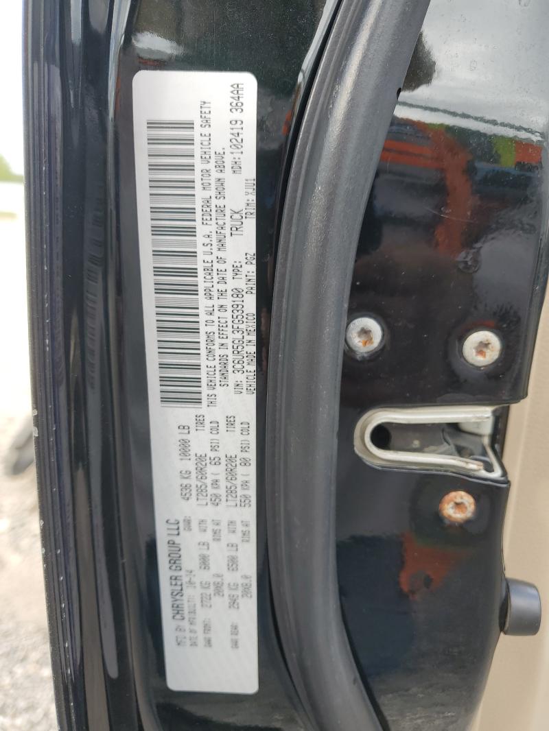 3C6UR5GL3FG539180 - 2015 RAM 2500 LONGHORN Yaşıl foto 12