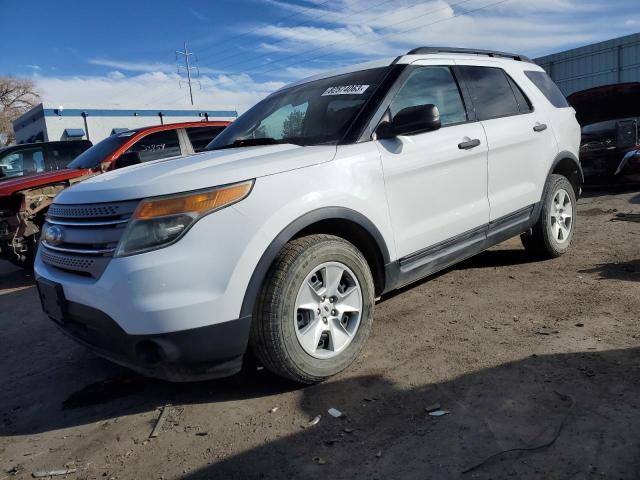 1FM5K8B82DGC92681 - 2013 FORD EXPLORER WHITE photo 1