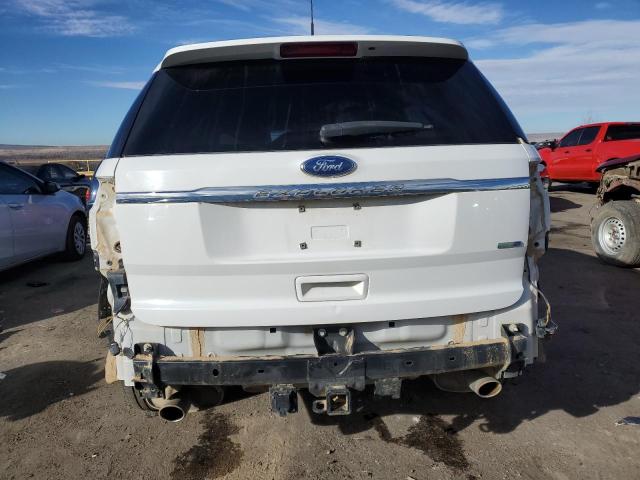 1FM5K8B82DGC92681 - 2013 FORD EXPLORER WHITE photo 6