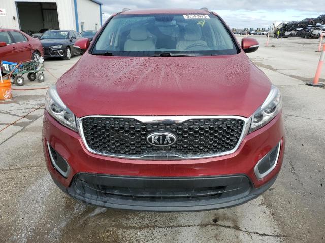 5XYPG4A36GG065451 - 2016 KIA SORENTO LX RED photo 5