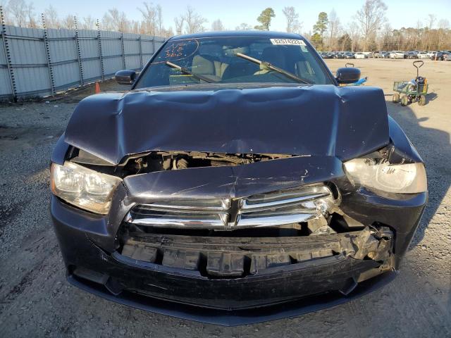 2B3CL3CG0BH500688 - 2011 DODGE CHARGER BLUE photo 5