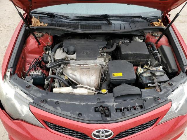 4T1BF1FK2DU691578 - 2013 TOYOTA CAMRY L RED photo 11