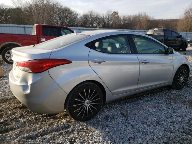 5NPDH4AEXCH096609 - 2012 HYUNDAI ELANTRA GLS SILVER photo 3