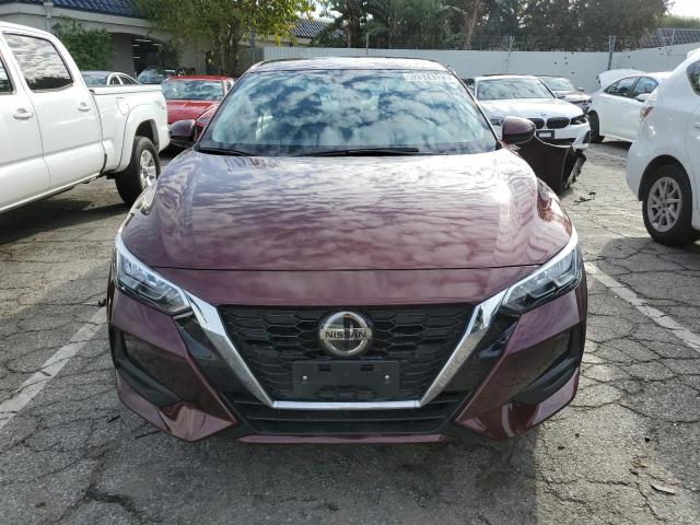 3N1AB8CVXPY272224 - 2023 NISSAN SENTRA SV BURGUNDY photo 5