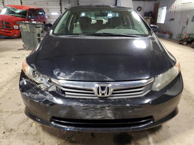 2HGFB2F59CH501344 - 2012 HONDA CIVIC LX BLACK photo 5