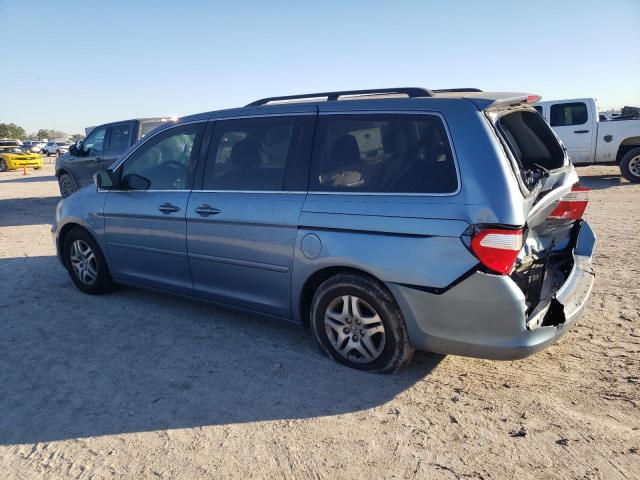 5FNRL384X6B032262 - 2006 HONDA ODYSSEY EX BLUE photo 2