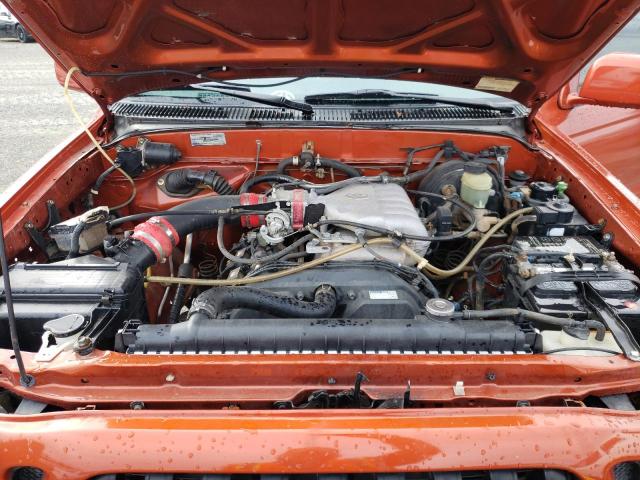 4TAWN72N3YZ670321 - 2000 TOYOTA TACOMA XTRACAB ORANGE photo 11