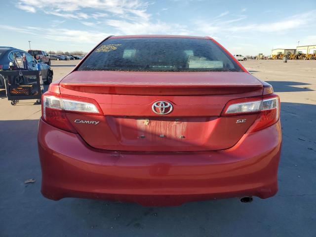 4T1BF1FK9EU800006 - 2014 TOYOTA CAMRY L RED photo 6