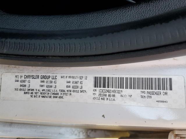 1C3CDZAB2DN563229 - 2013 DODGE AVENGER SE Ağ foto 13