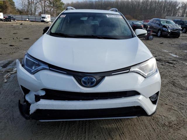 JTMRJREV4HD073907 - 2017 TOYOTA RAV4 HV LE WHITE photo 5