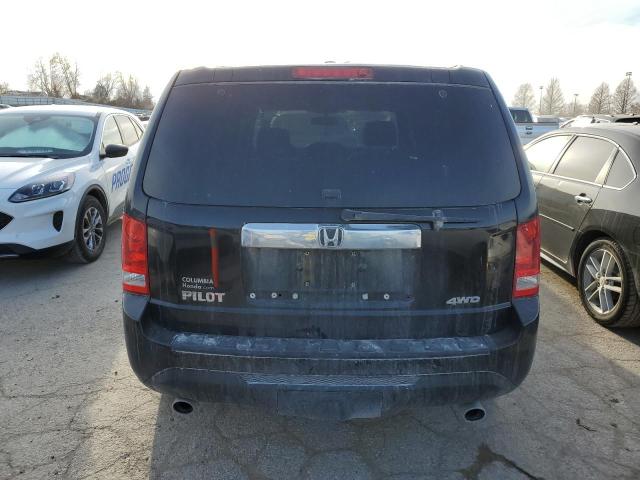 5FNYF4H52EB054191 - 2014 HONDA PILOT EXL BLACK photo 6