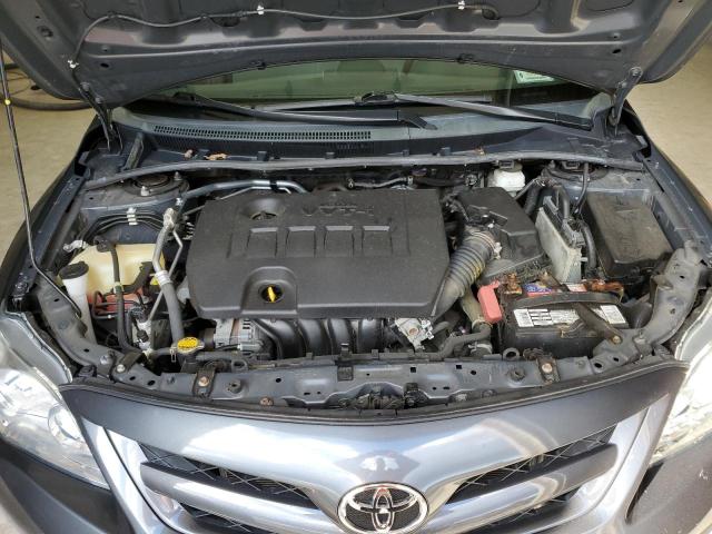 2T1BU4EEXCC887402 - 2012 TOYOTA COROLLA BASE GRAY photo 11