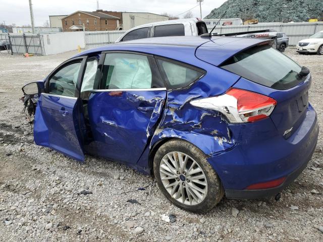 1FADP3N27FL260594 - 2015 FORD FOCUS TITANIUM BLUE photo 2