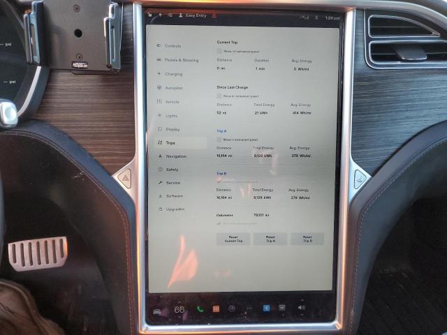 5YJSA1E46GF136264 - 2016 TESLA MODEL S ნაცრისფერი ფოტო 9