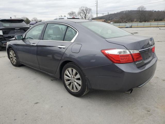 1HGCR3F8XEA014461 - 2014 HONDA ACCORD EXL GRAY photo 2